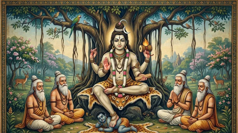 Dakshinamurthy Stotram Lyrics in Sanskrit & English With Meaning | Adi Shankaracharya