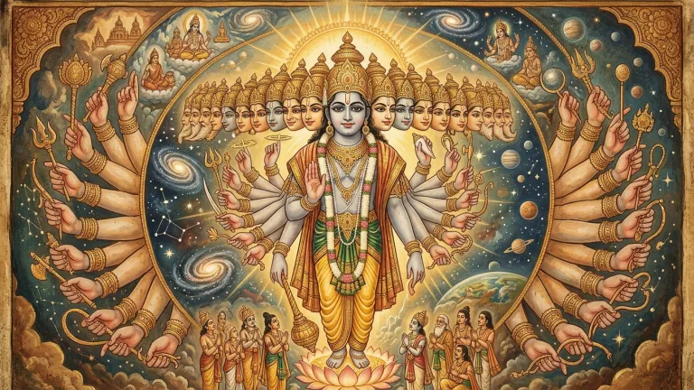 Purusha Suktam Lyrics in Sanskrit & English With Meaning | Rigveda 10.90