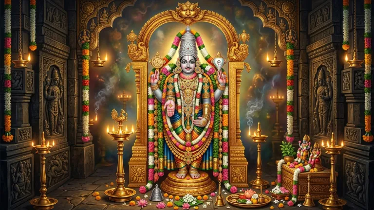 Venkateswara Suprabhatam Lyrics in Sanskrit & English With Meaning | Complete 29 Verses